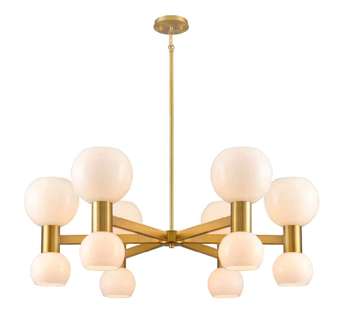 LILLOOET Chandelier Or - DVP49426BR-TO | DVI