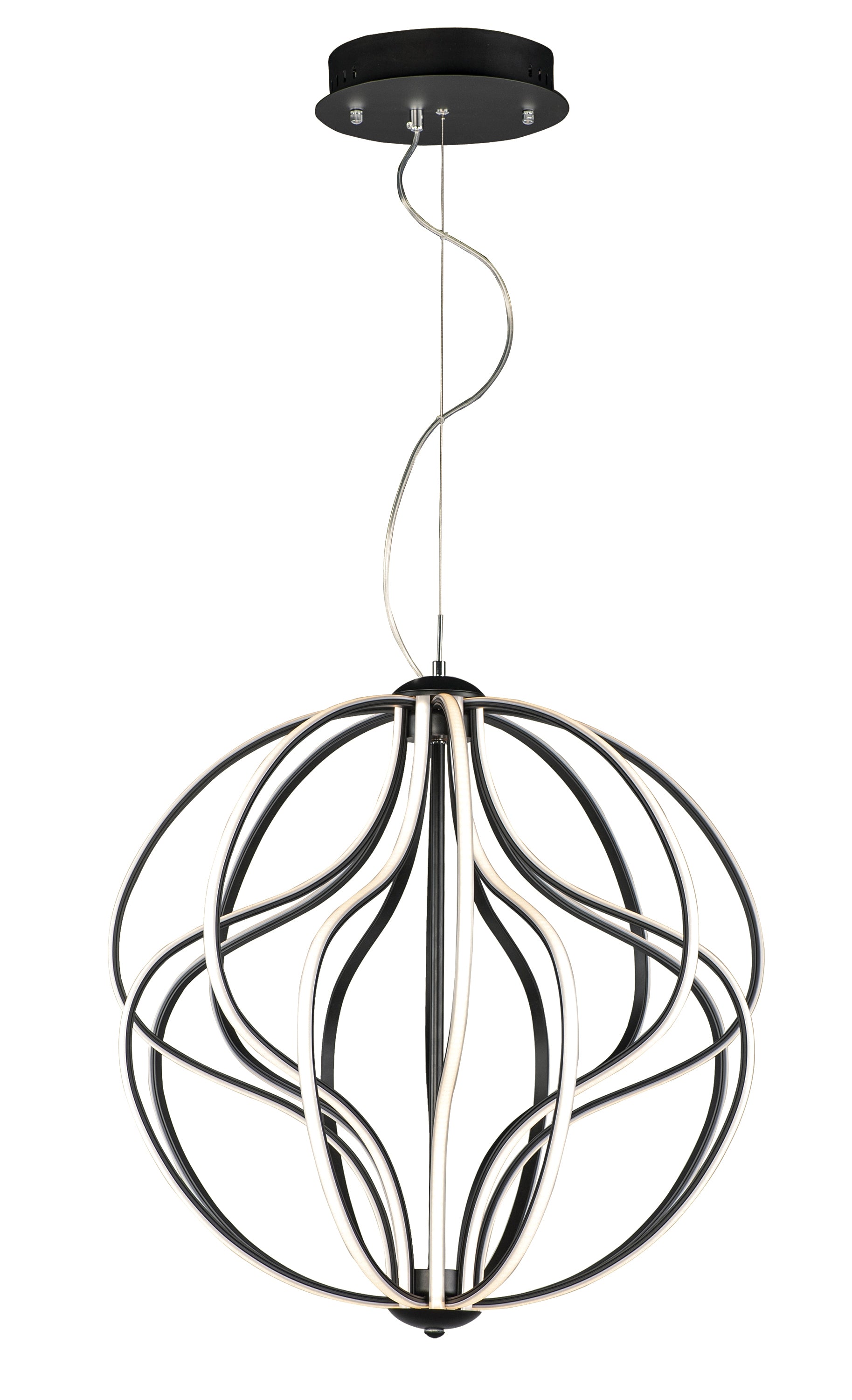 AURA Pendant Black INTEGRATED LED - E21176-BK | MAXIM/ET2