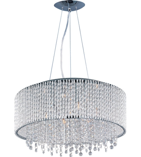 SPIRAL Chandelier Chrome - E23137-10PC | MAXIM/ET2