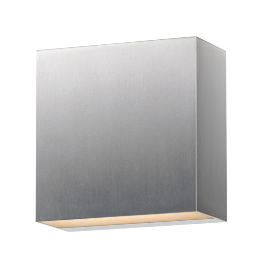 CUBED Murale exterieure Nickel DEL INTÉGRÉ - E23224-SA | MAXIM/ET2