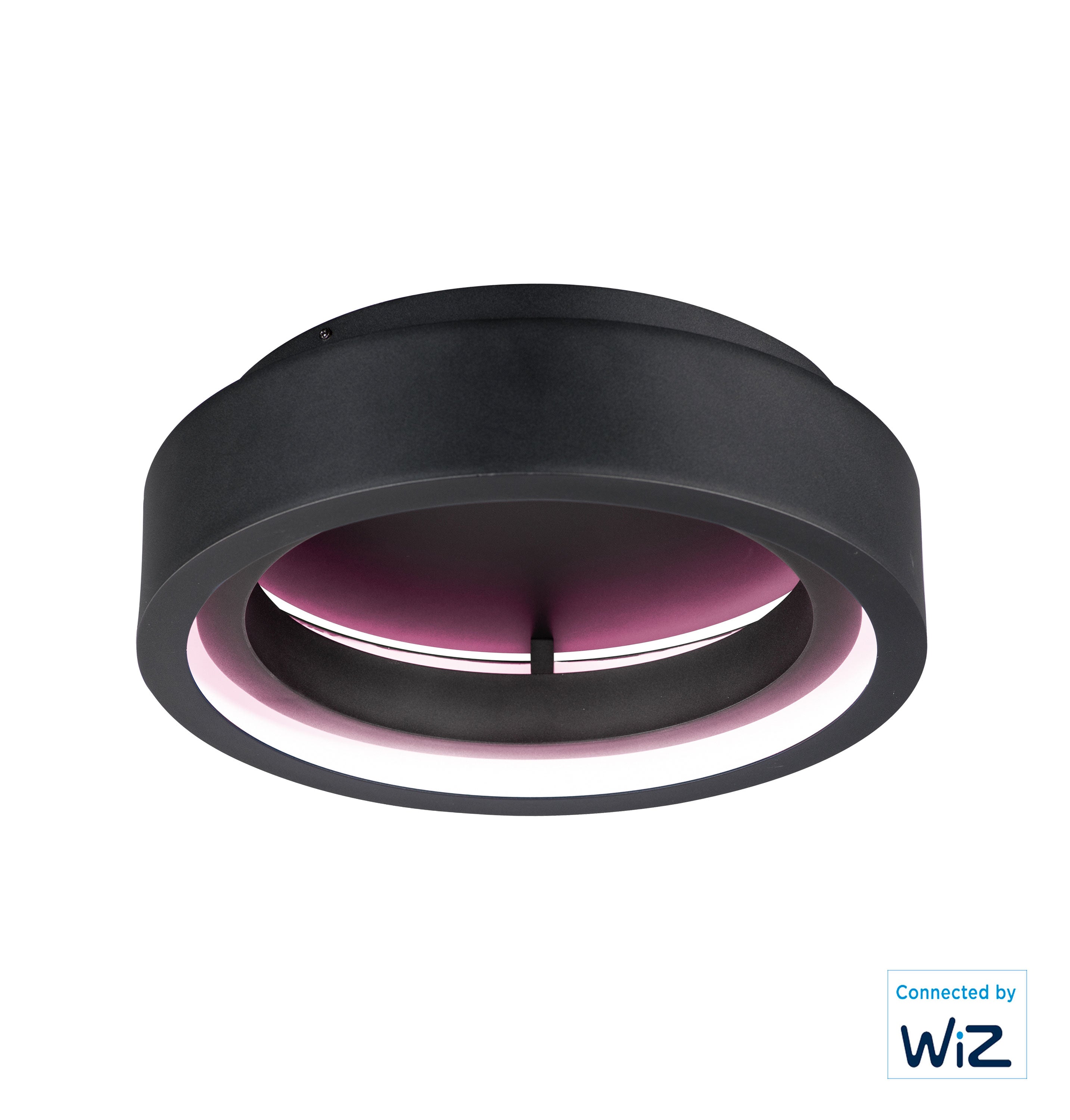 ICORONA CONNECTED BY WIZ Flush mount  Black INTEGRATED LED - E35100-BK | MAXIM/ET3