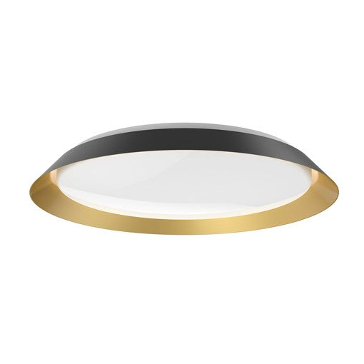 JASPER Flush mount Black, Gold INTEGRATED LED - FM43423-BK/GD | Kuzco