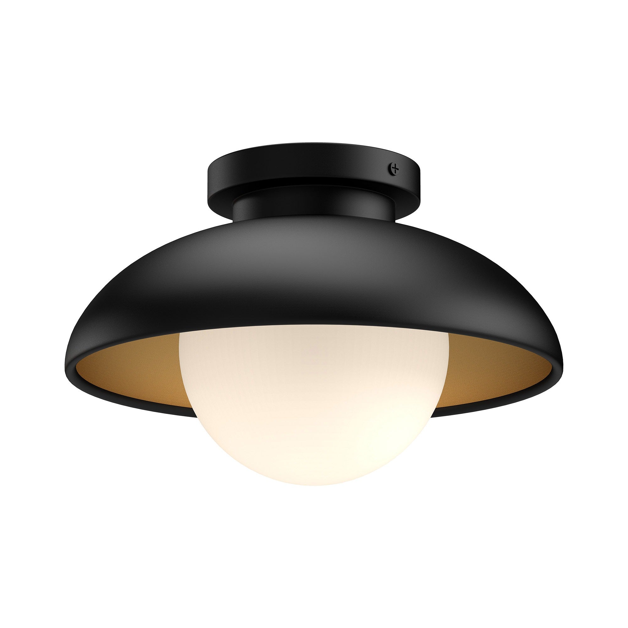 RUBIO Flush mount Black - FM522016MBOP | ALORA MOOD