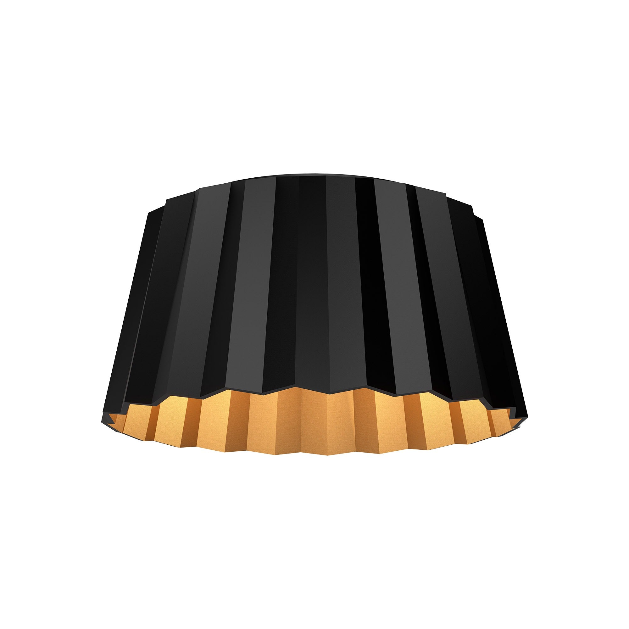 PLISSÉ Flush mount  Black - FM528514MB | ALORA MOOD