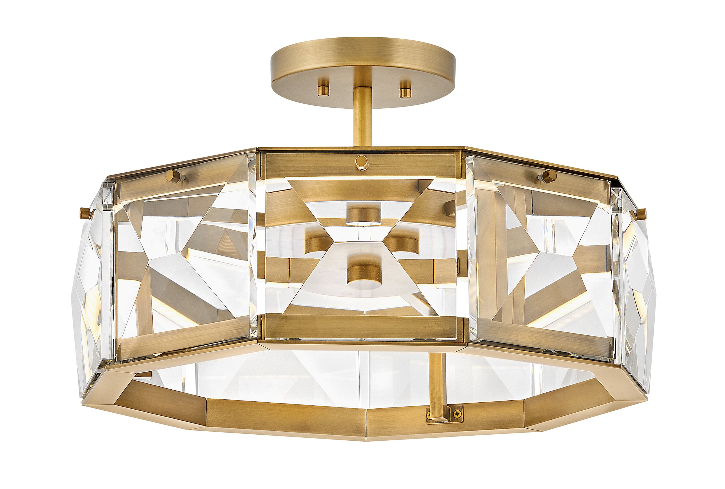 JOLIE Flush mount Gold INTEGRATED LED - FR30103HBR | HINKLEY/FREDRICK RAMOND