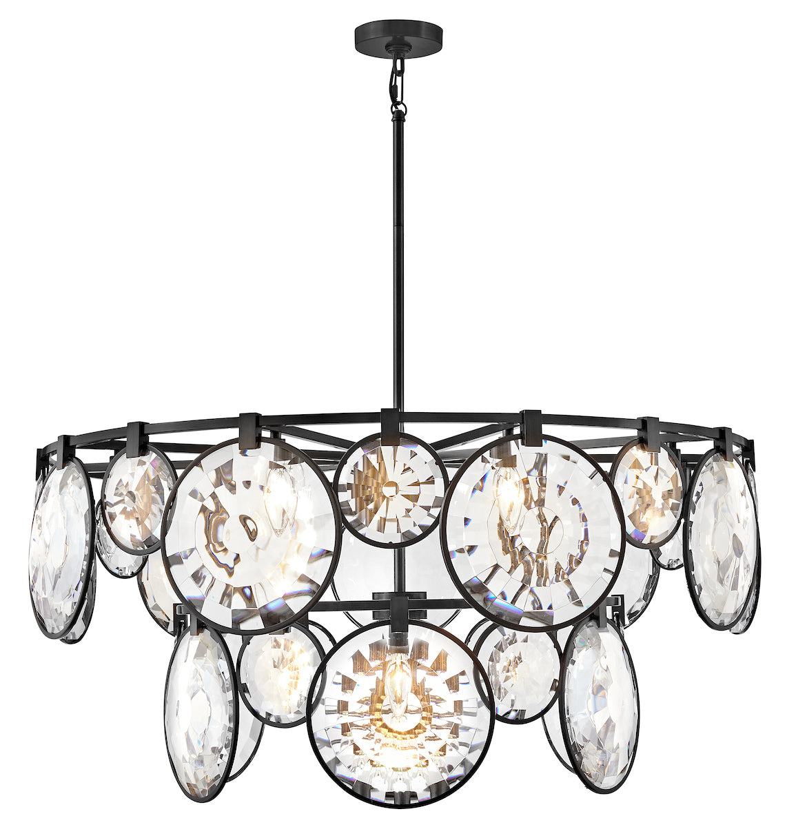 NALA Chandelier Noir - FR31268BLK | HINKLEY