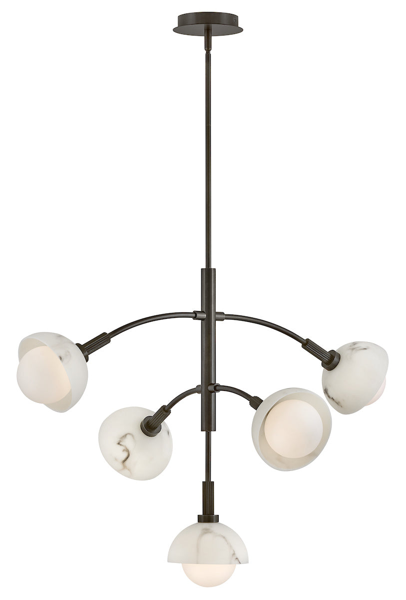 PHOEBE Chandelier Noir - FR38405BX | HINKLEY