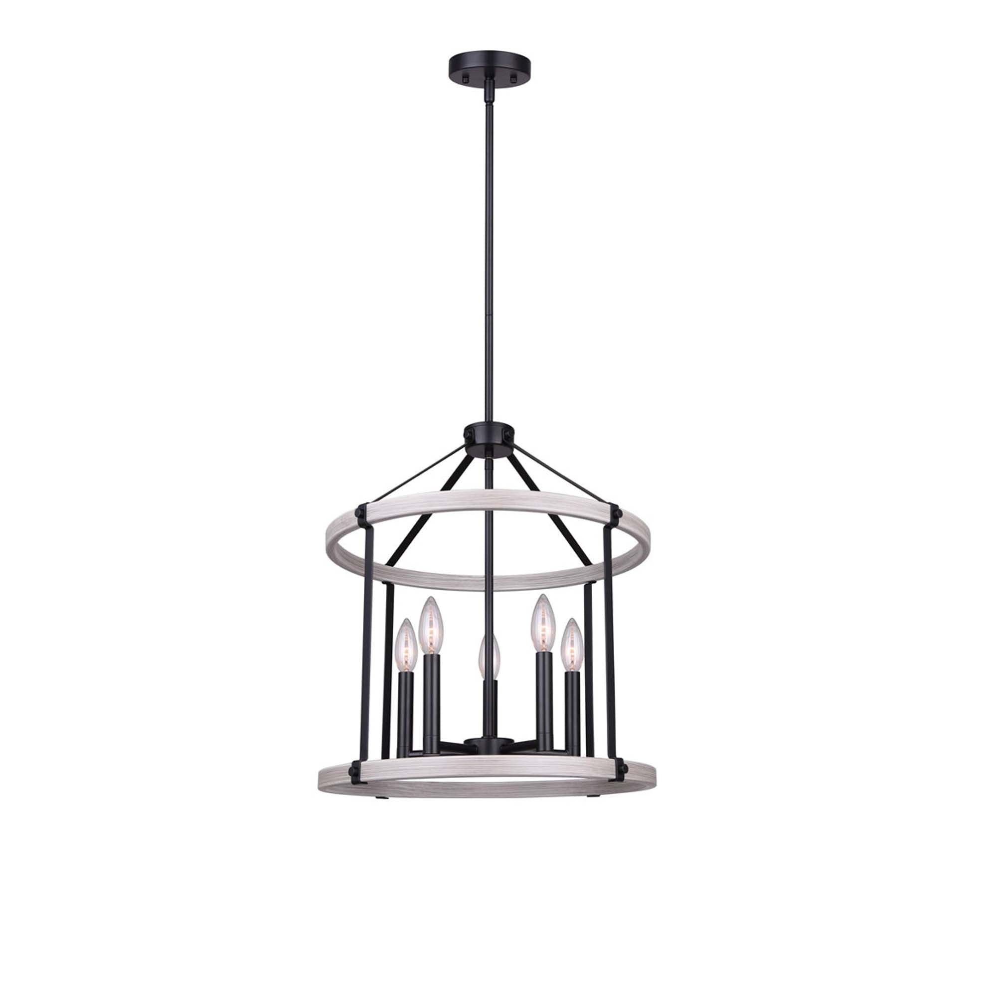 JOELLE Chandelier Noir, Gris - ICH1094A05BBG19 | CANARM