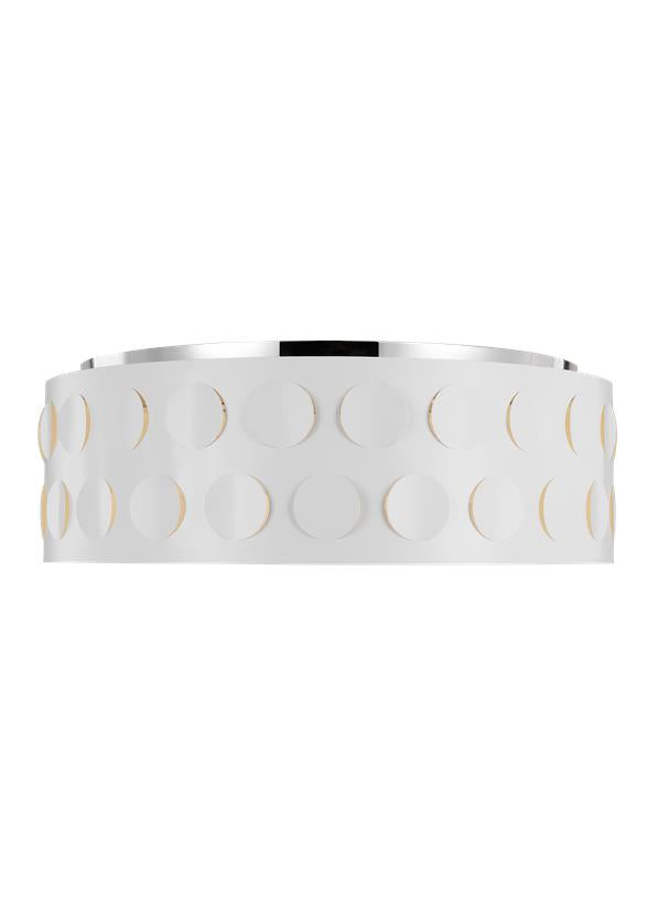 DOTTIE Flush mount Nickel - KSF1024PN | GENERATION LIGHTING