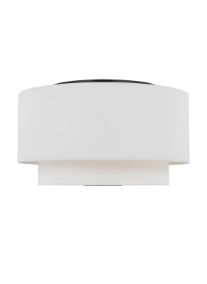 SAWYER Flush mount Black - KSF1043MBK | GENERATION LIGHTING