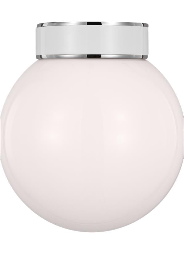 MONROE Flush mount Nickel, White - KSF1051PNGW | GENERATION LIGHTING