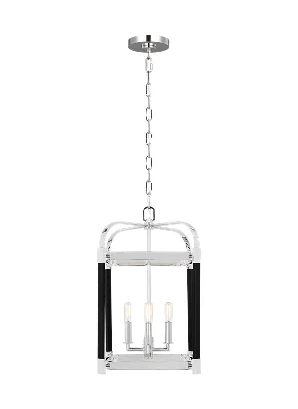 HADLEY Chandelier Nickel, Noir - LC1134PN | GENERATION-LIGHTING