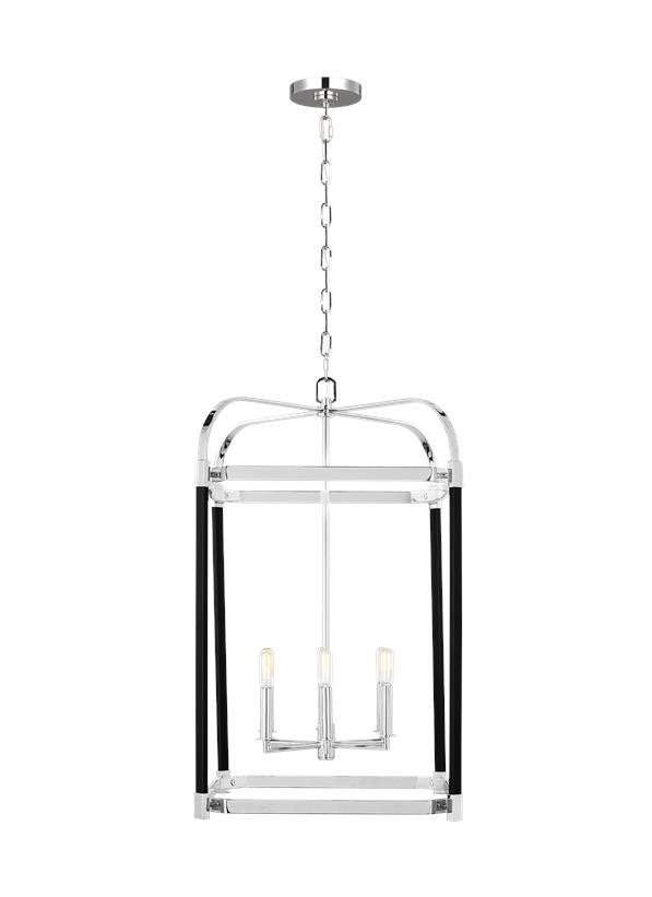 HADLEY Chandelier Nickel, Noir - LC1156PN | GENERATION-LIGHTING