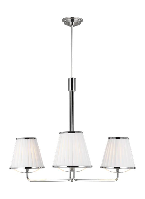 ESTHER Chandelier Nickel - LC1173PN | GENERATION-LIGHTING