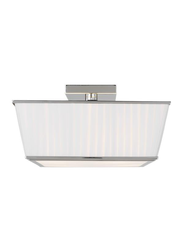 ESTHER Flush mount Nickel - LF1044PN | GENERATION LIGHTING