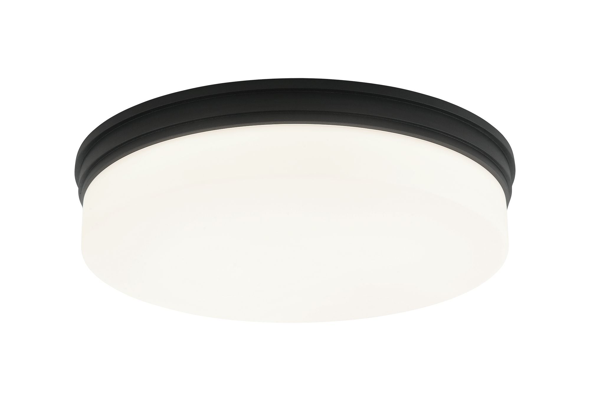 CIRCIAN Flush mount  Black INTEGRATED LED - M10902MB | MATTEO