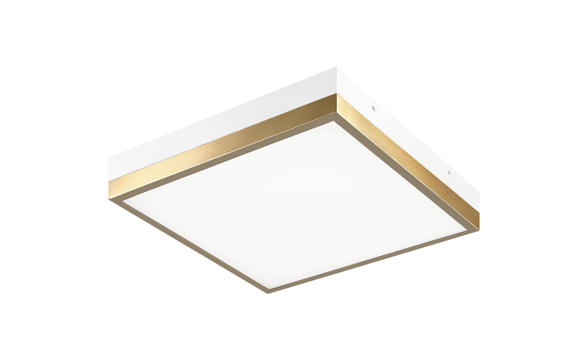 TUX Flush mount  White, Gold INTEGRATED LED - M11411WHAG | MATTEO