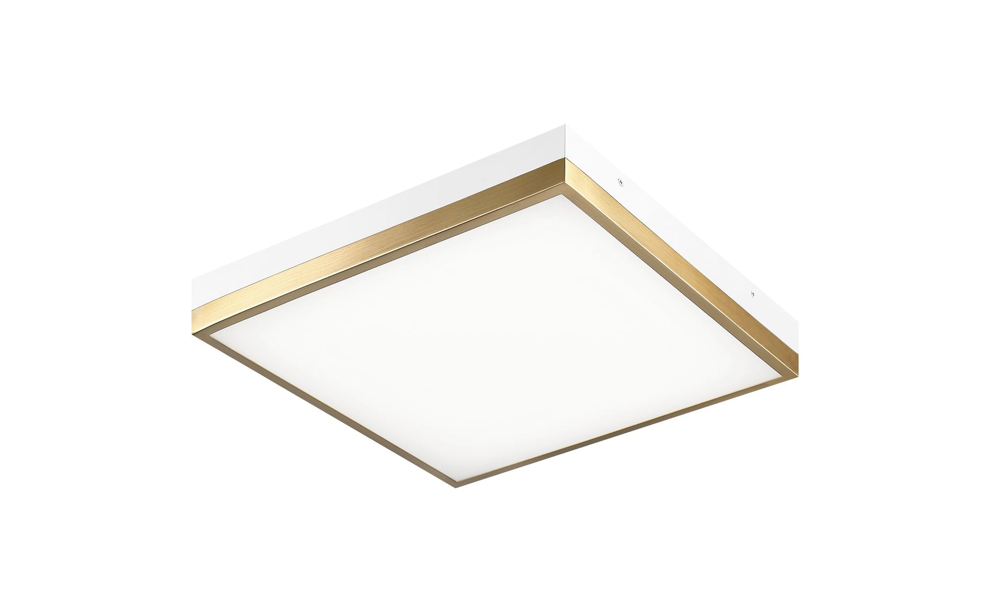 TUX Flush mount  White, Gold INTEGRATED LED - M11414WHAG | MATTEO