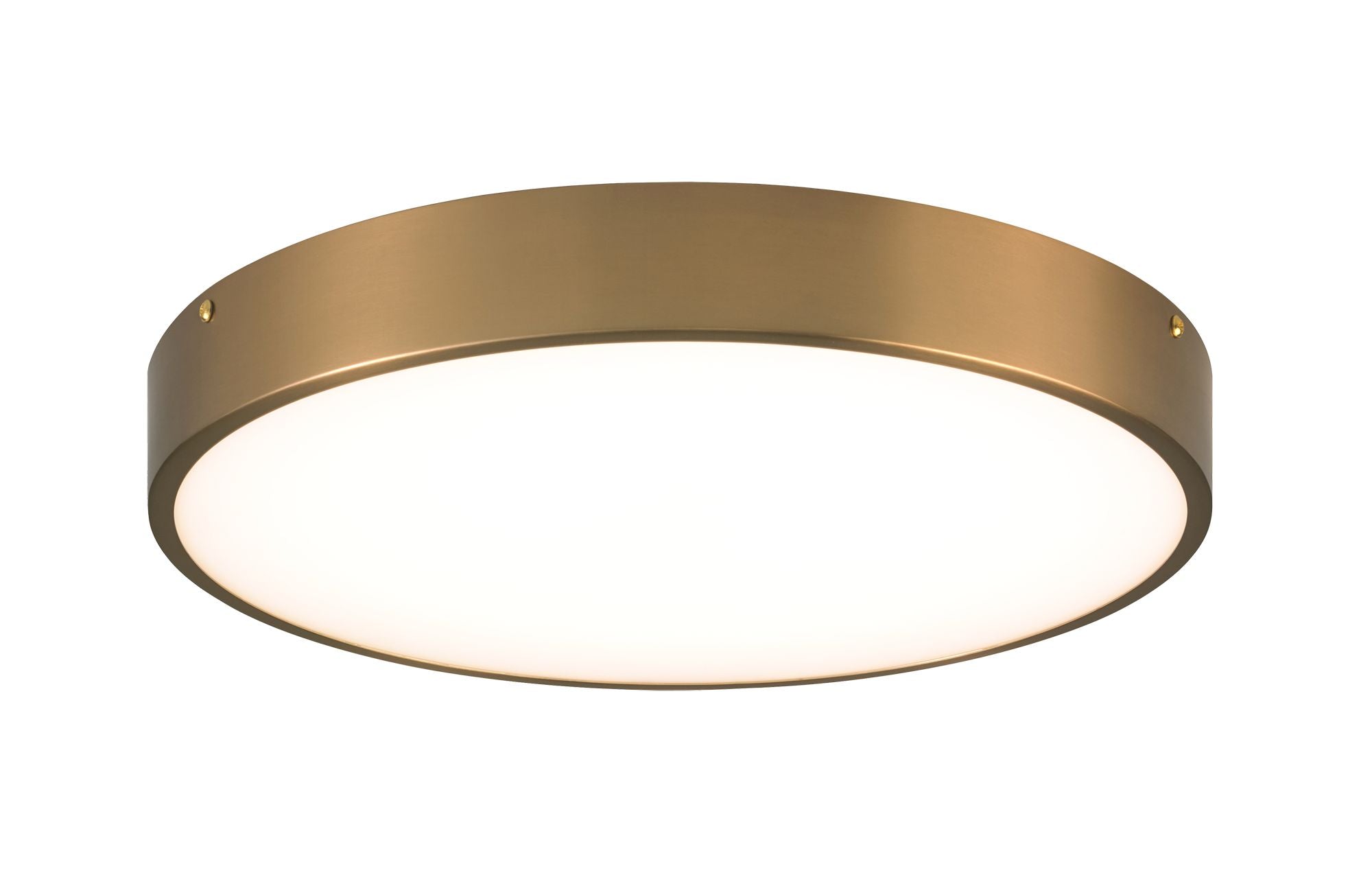 PLATO Flush mount  Gold INTEGRATED LED - M13702AG | MATTEO