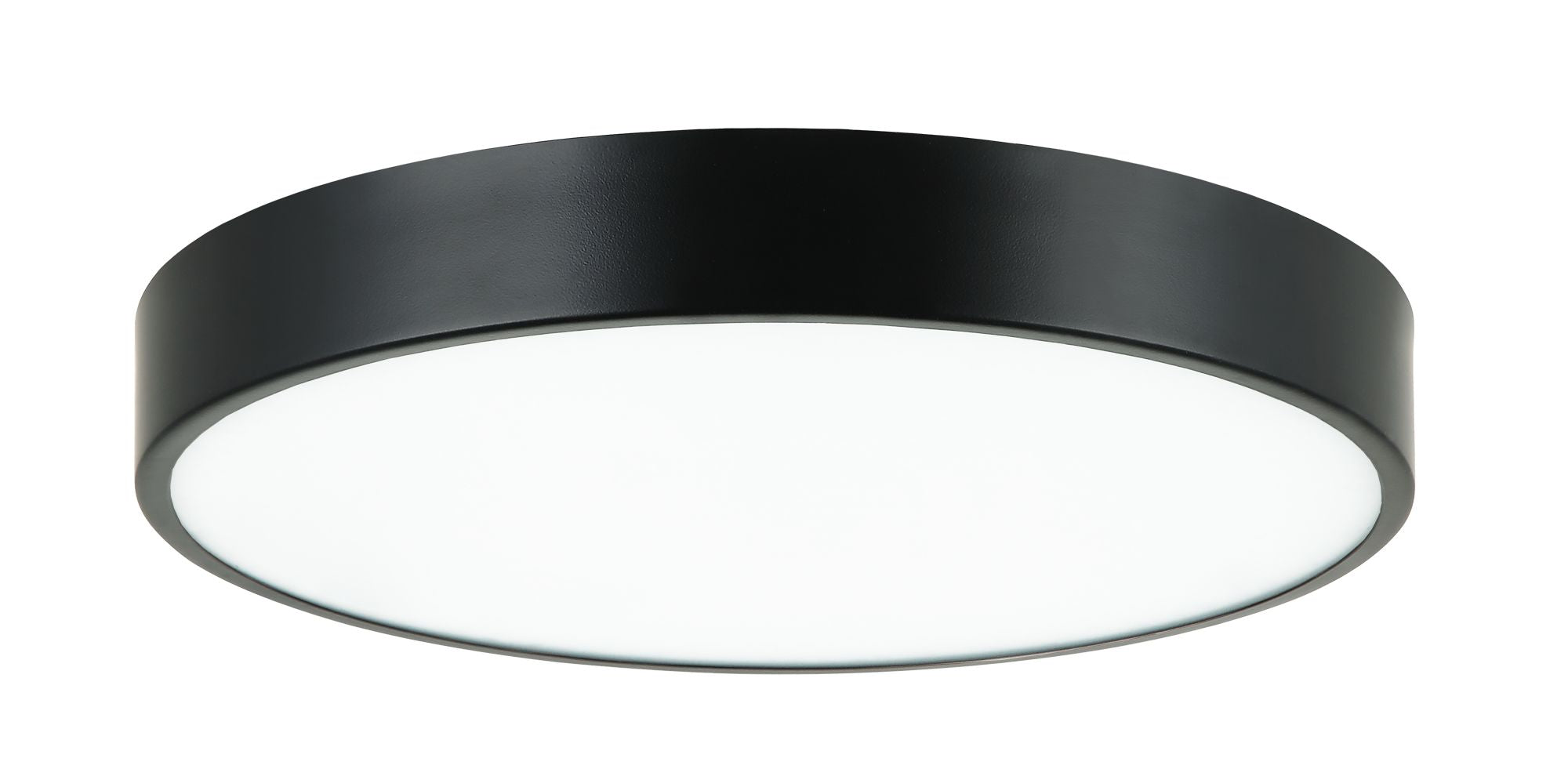 PLATO Flush mount  Black INTEGRATED LED - M13702BK | MATTEO