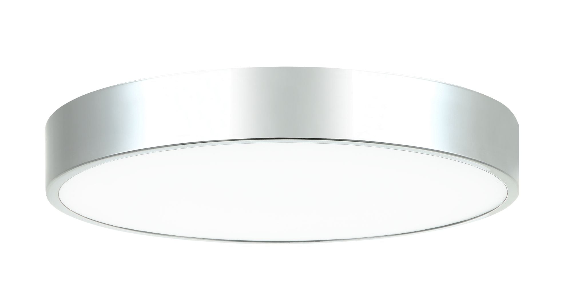 PLATO Flush mount  Chrome INTEGRATED LED - M13702CH | MATTEO