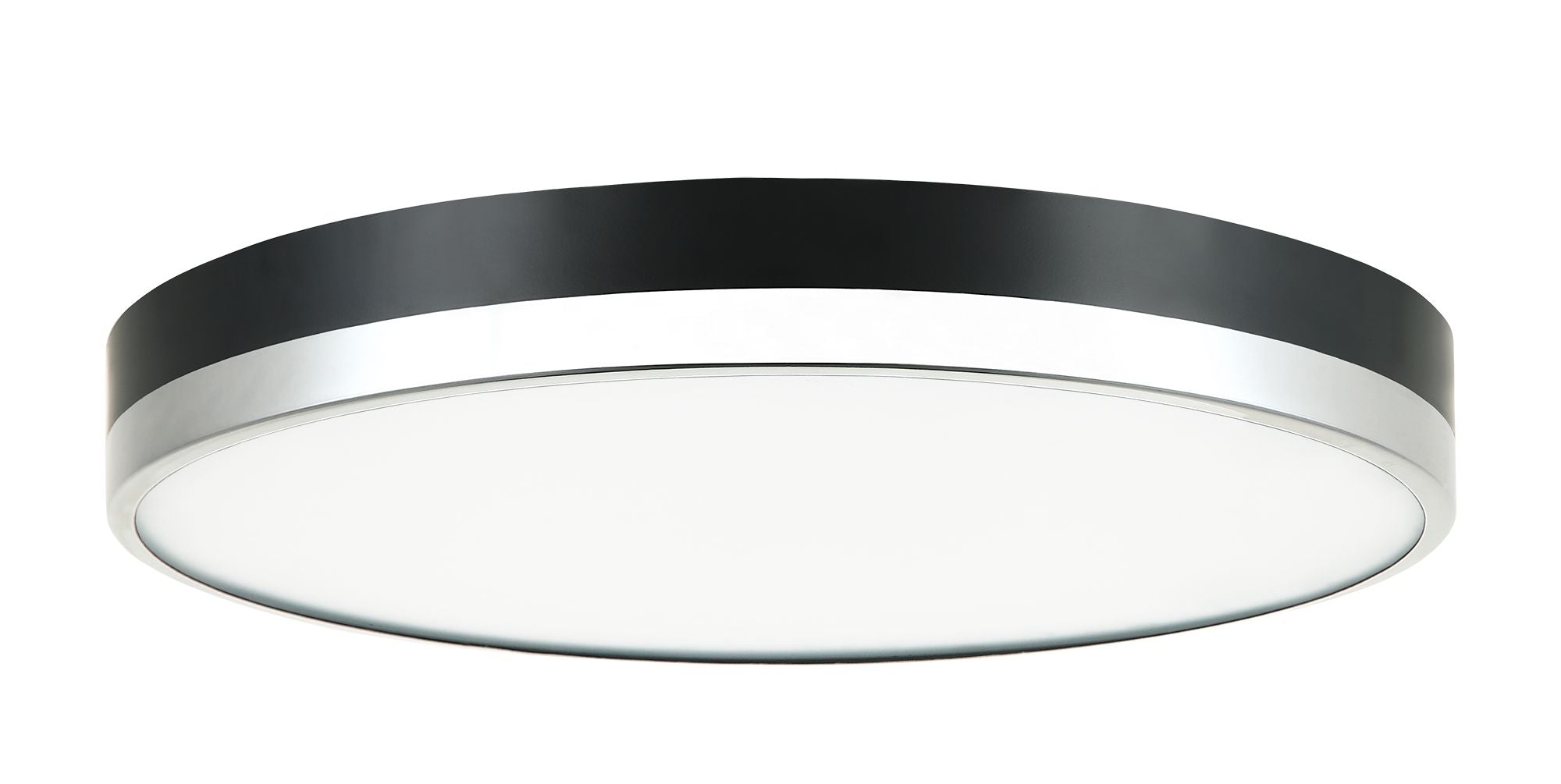 TONE Flush mount  Black, Chrome INTEGRATED LED - M15302BKCH | MATTEO