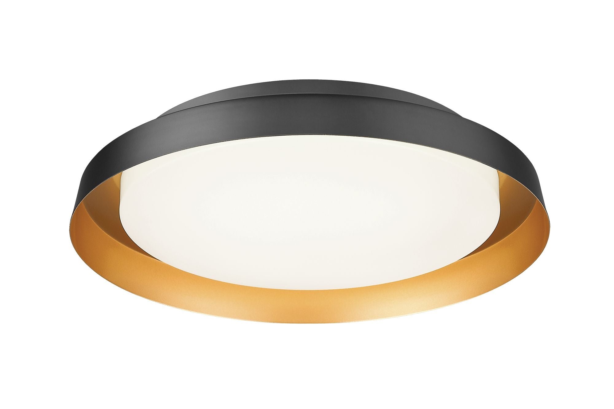 VIENO Flush mount  Black INTEGRATED LED - M15601BK | MATTEO