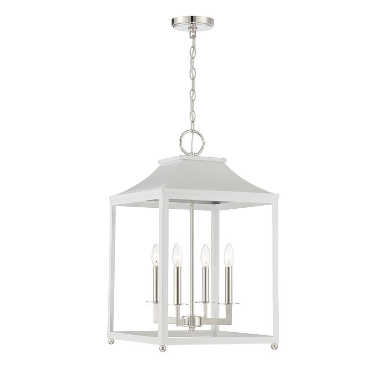 Pendant White, Nickel - M30009WHPN | SAVOYS