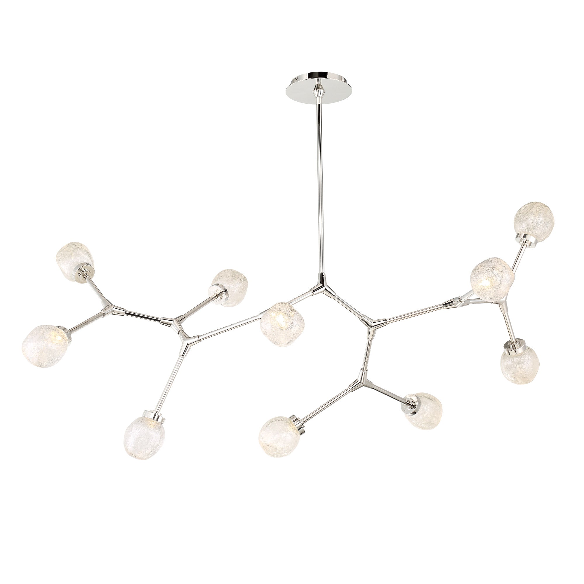 CATALYST Chandelier Nickel INTEGRATED LED - PD-53751-PN | MODERN FORMS