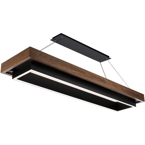 HUSTLER pendant Black INTEGRATED LED - PD-70354-BK/DW | MODERN FORMS