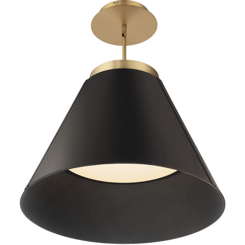 BENTLEY pendant Black, Gold INTEGRATED LED - PD-88324-BK/AB | MODERN FORMS