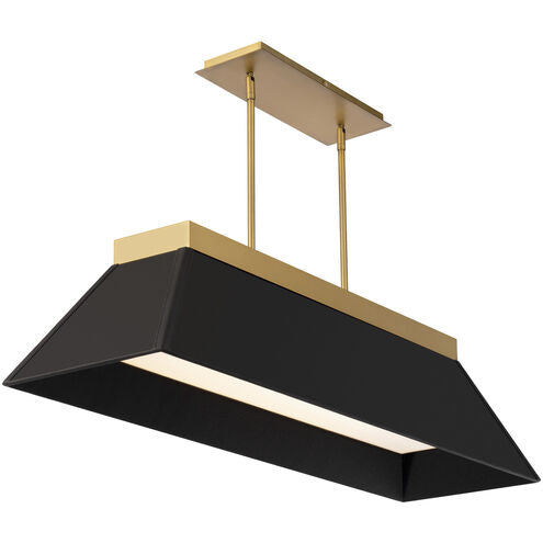 BENTLEY pendant Black, Gold INTEGRATED LED - PD-88344-BK/AB | MODERN FORMS