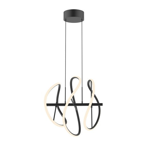 COLLIDE pendant Black INTEGRATED LED - PD96416-BK | KUZCO