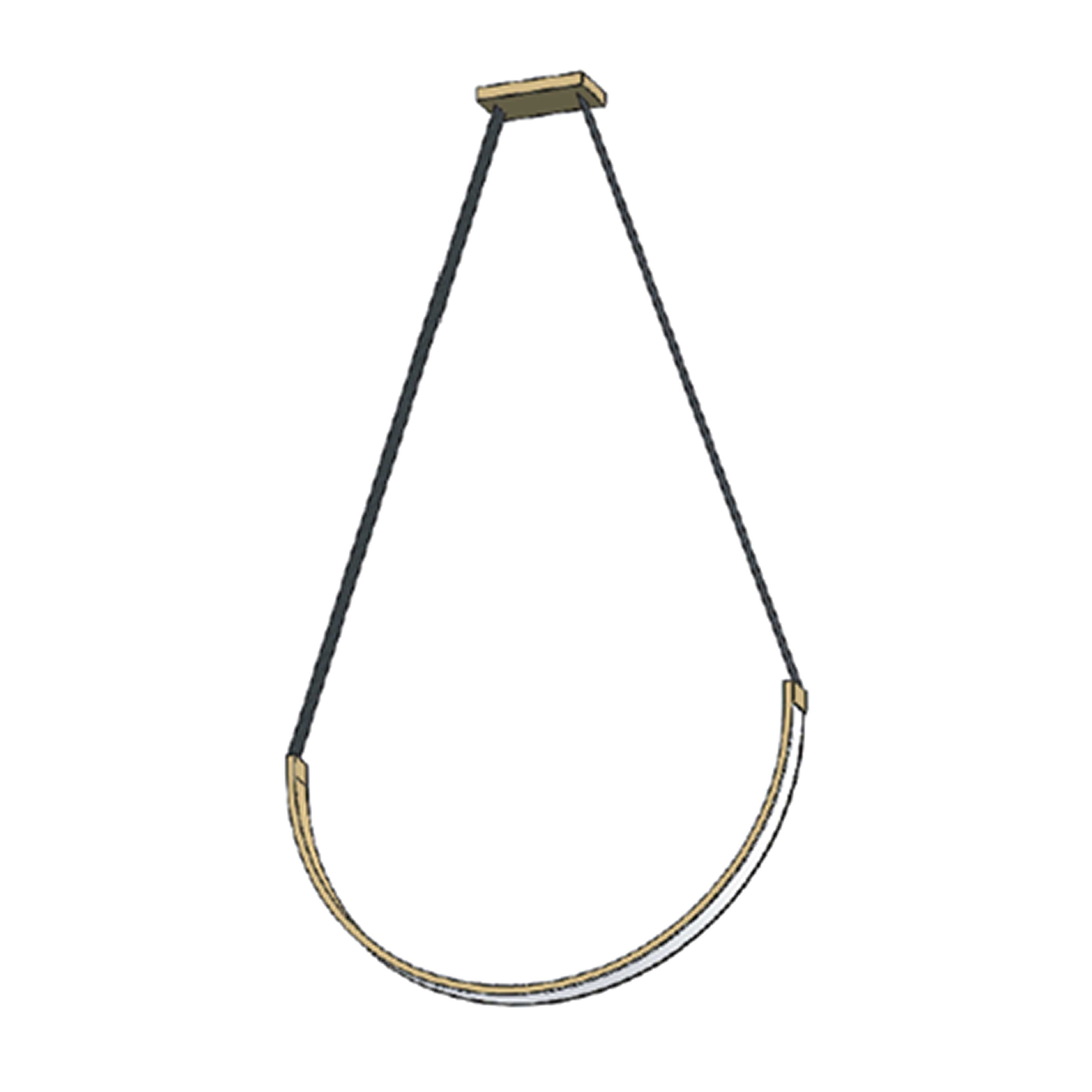 REGAN Suspension Noir - REG-401LEDP-AGB | DAINOLITE