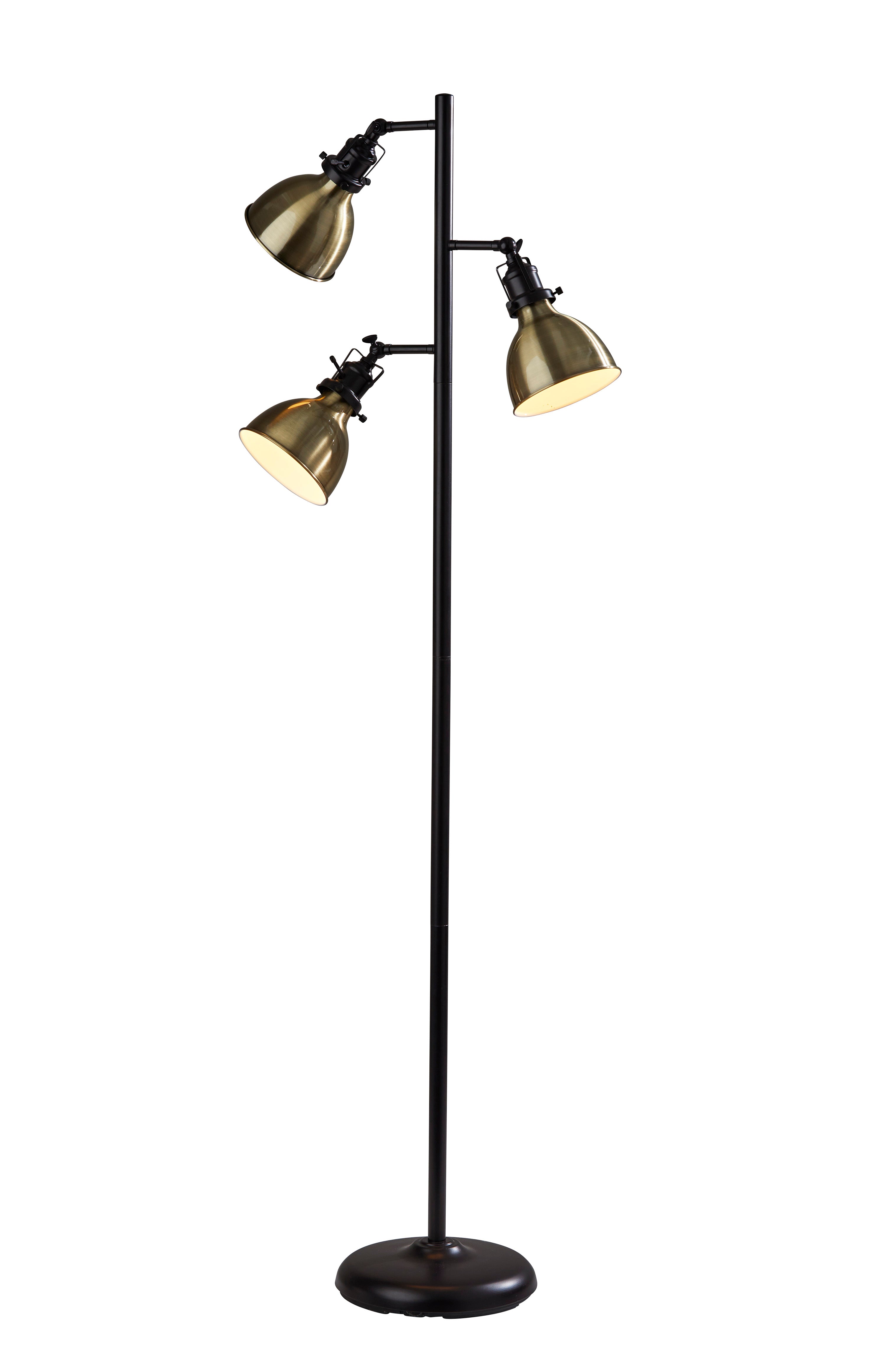 BARNETT Floor lamp Bronze, Gold - SL3709-26 | ADESSO