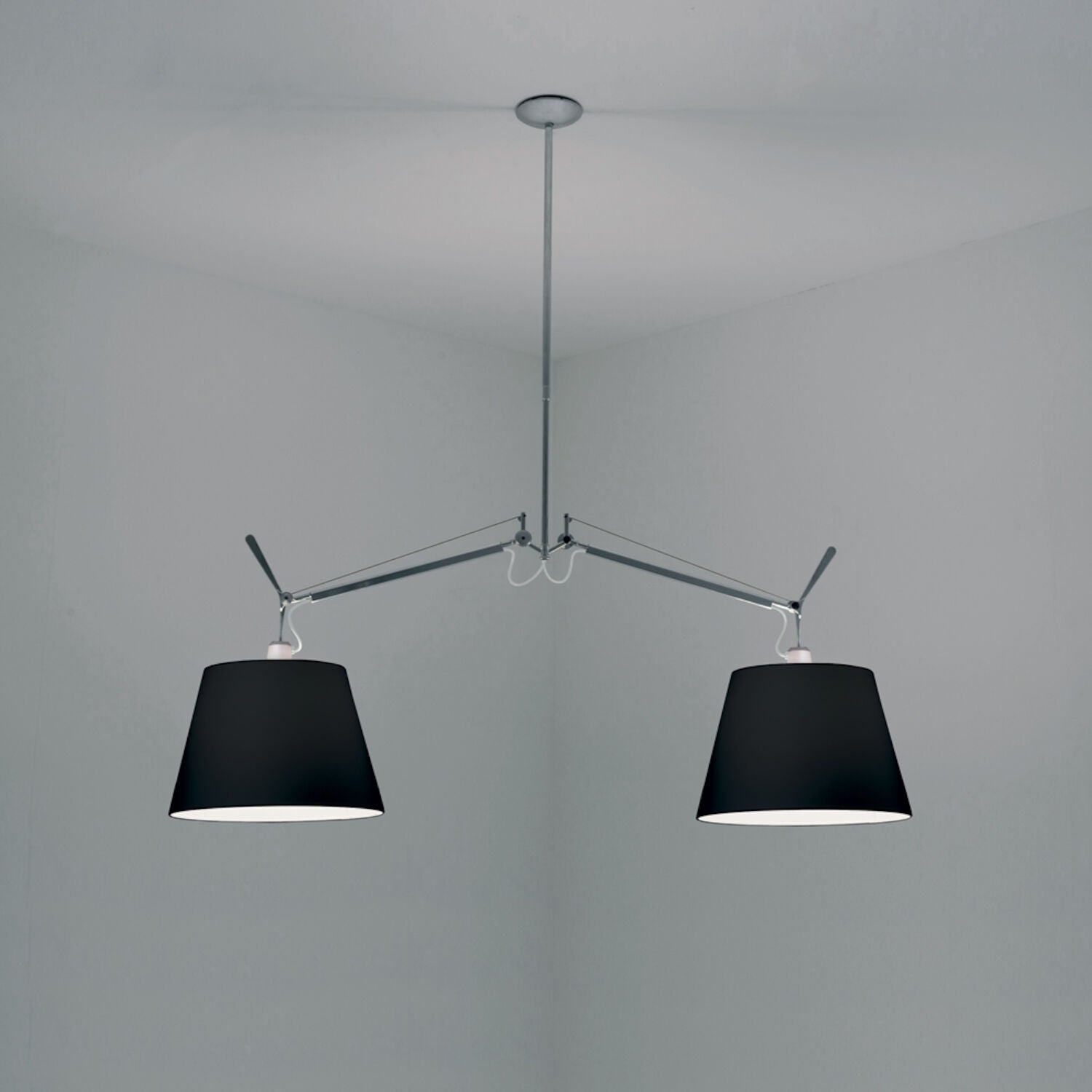 TOLOMEO Pendant Aluminum, Black - TOL1050 | ARTEMIDE