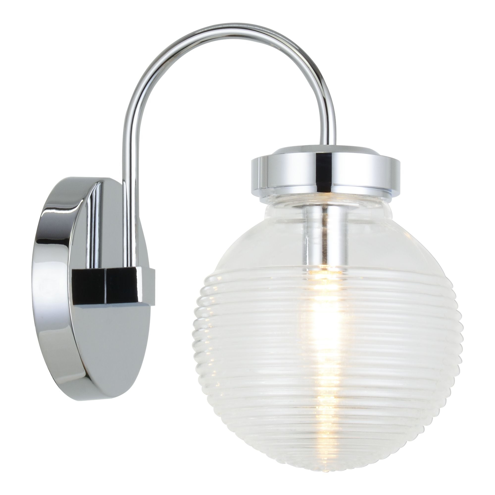 RIDGE Wall sconce Chrome - W84001CHCL | TEO