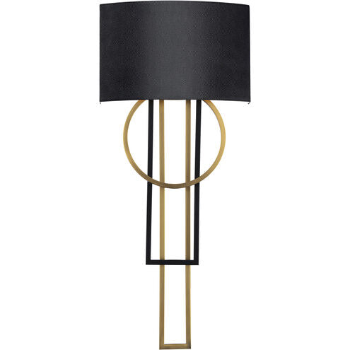 SARTRE Wall sconce Black, Gold INTEGRATED LED - WS-80332-BK/AB | MODERN FORMS