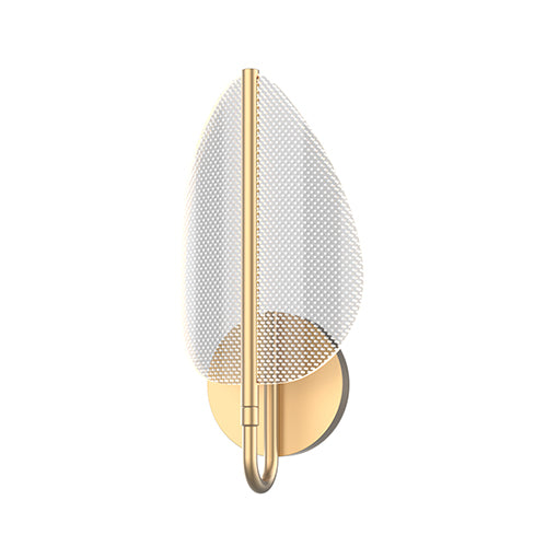 Flora Bathroom sconce Gold INTEGRATED LED - WV321101NB | Alora