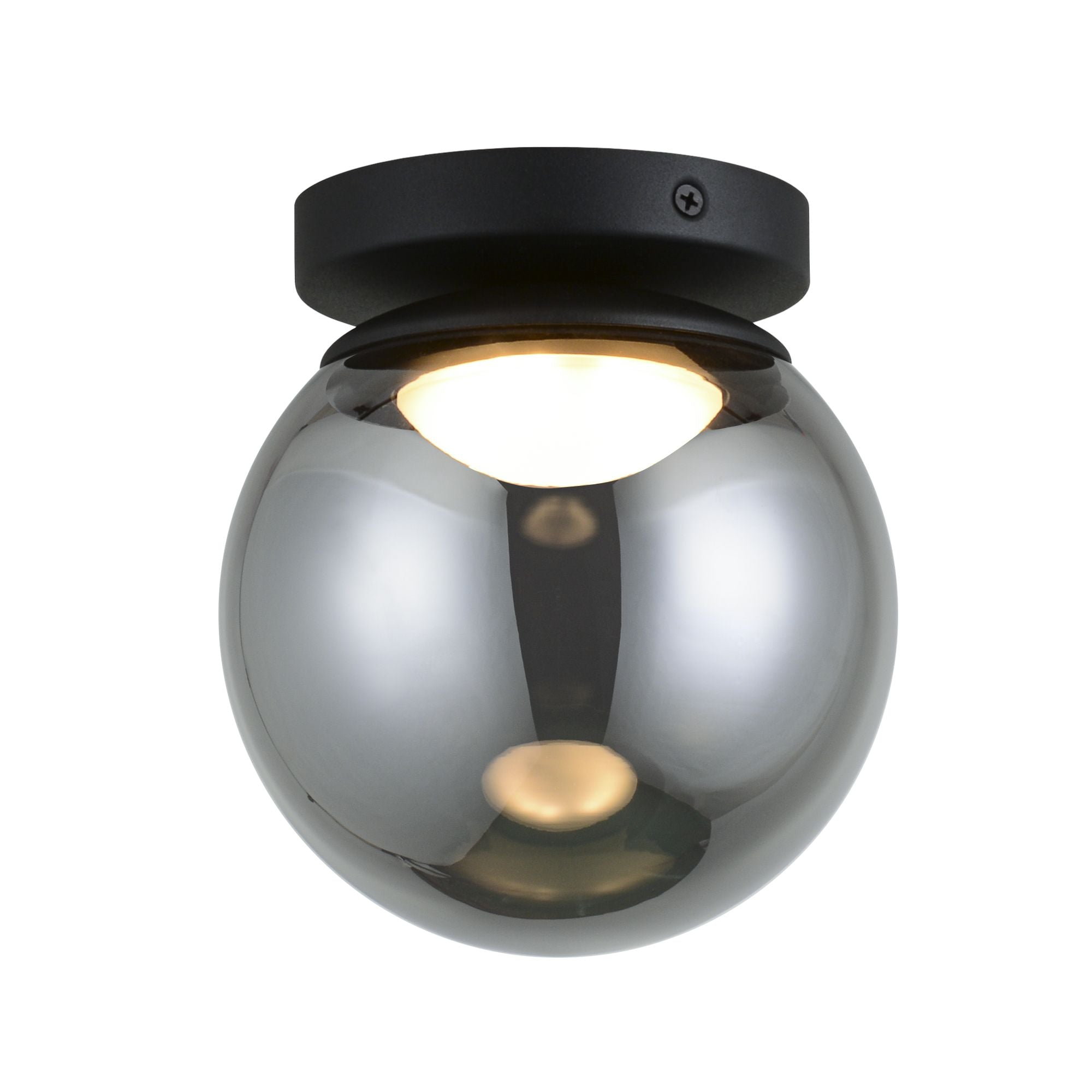 BOBLE Flush mount  Black INTEGRATED LED - X61301MBSM | MATTEO