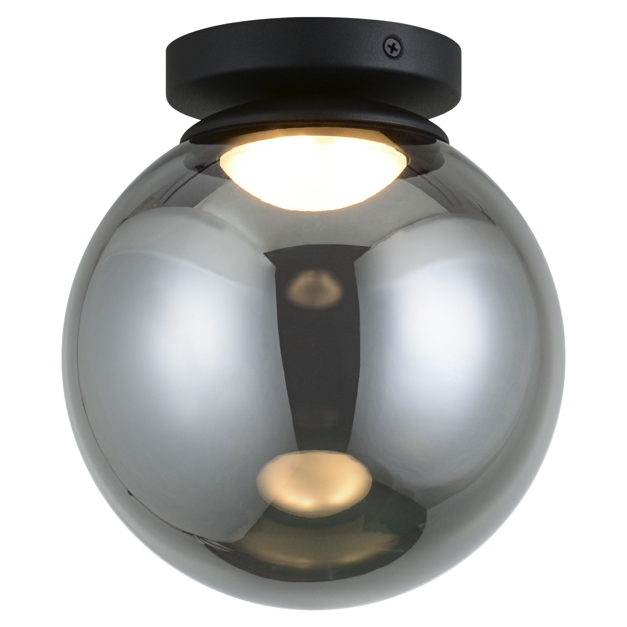 BOBLE Flush mount  Black INTEGRATED LED - X61311MBSM | MATTEO